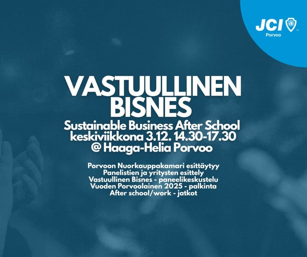 Vastuullinen bisnes tapahtuma